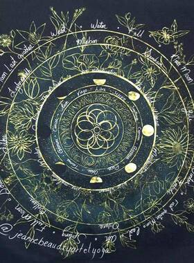 专业级绒布桌布 桌垫 塔罗桌布 餐桌垫 塔牌布塔 魔法塔罗牌绒布