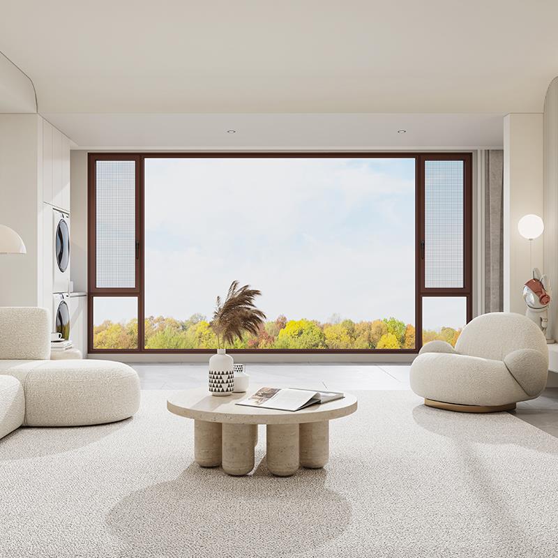 派雅门窗 湾景二代 纱帘外开 窗断桥平开 窗书房落地玻璃封阳台定