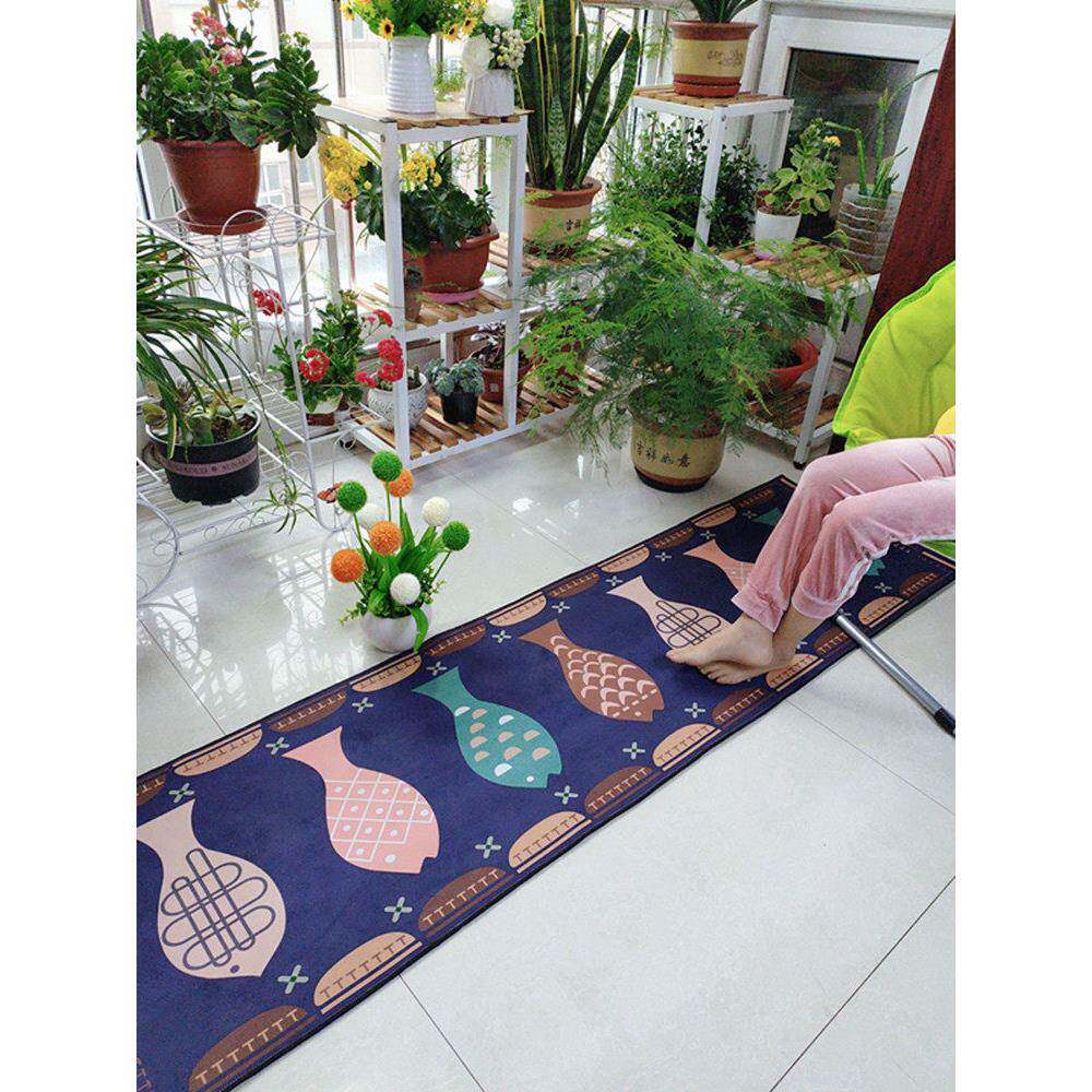 厨房长条地垫小地毯吸水吸油防滑脚垫可水洗卫浴家用门口进门门垫