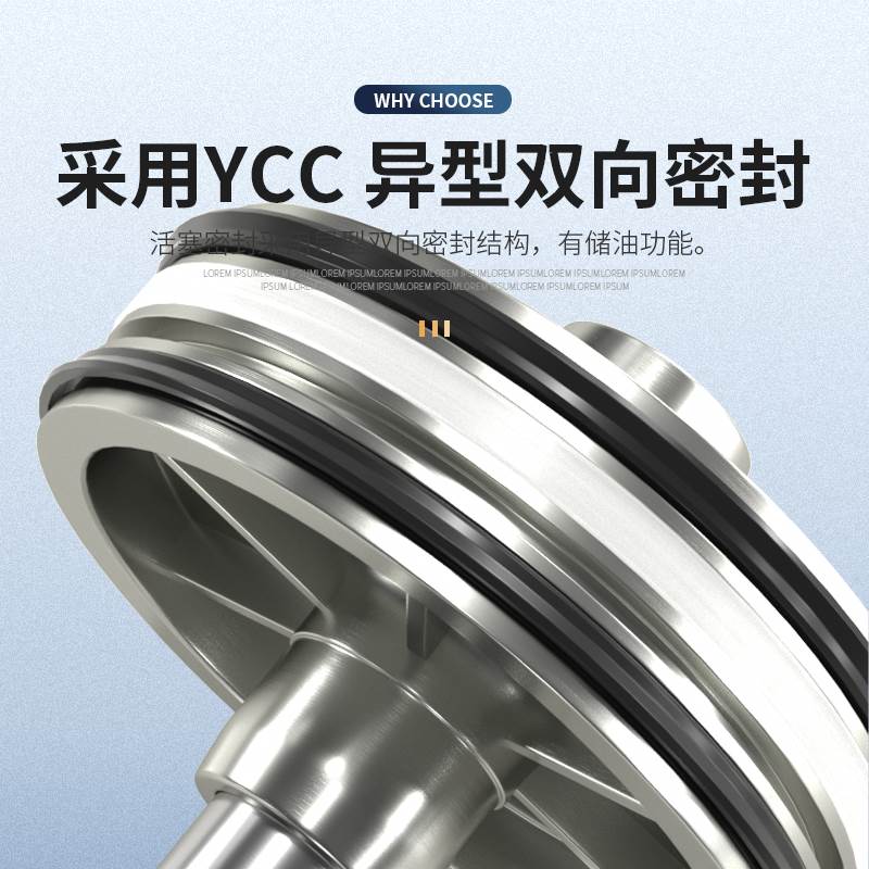 重型气缸大推力大缸径大全QGB标准气缸SC125X160X200X250X300X100