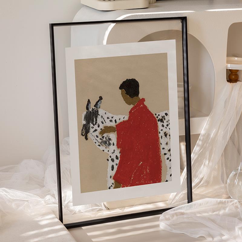 铝合金双面透明相框挂墙a3画框定制空框4K海报装裱a4展示拼图简约