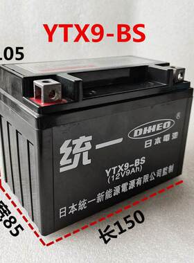 包邮YTX9摩托车干电瓶GW250600GSX400春风水冷大绵羊免维护