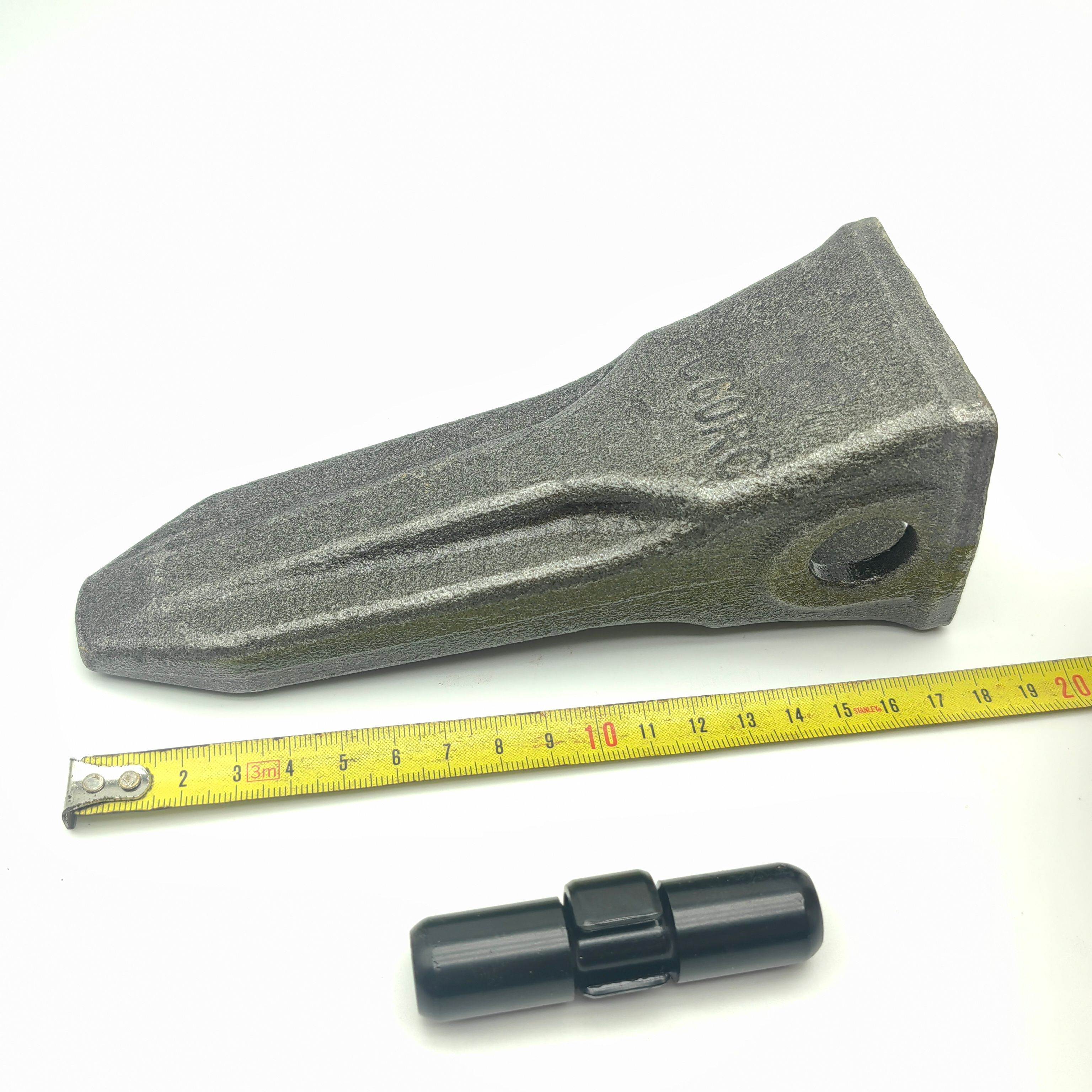 锻造耐磨日立柳工新源临工小松PC60挖机斗齿破冰齿齿座销齿根包邮