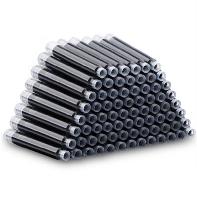 英雄钢笔墨囊100支26mm口径墨水套装可替换三年级小学小学生直液