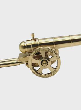 客厅小铜炮黄铜风大饰炮大炮型水模铜炮家居品公司 业礼品