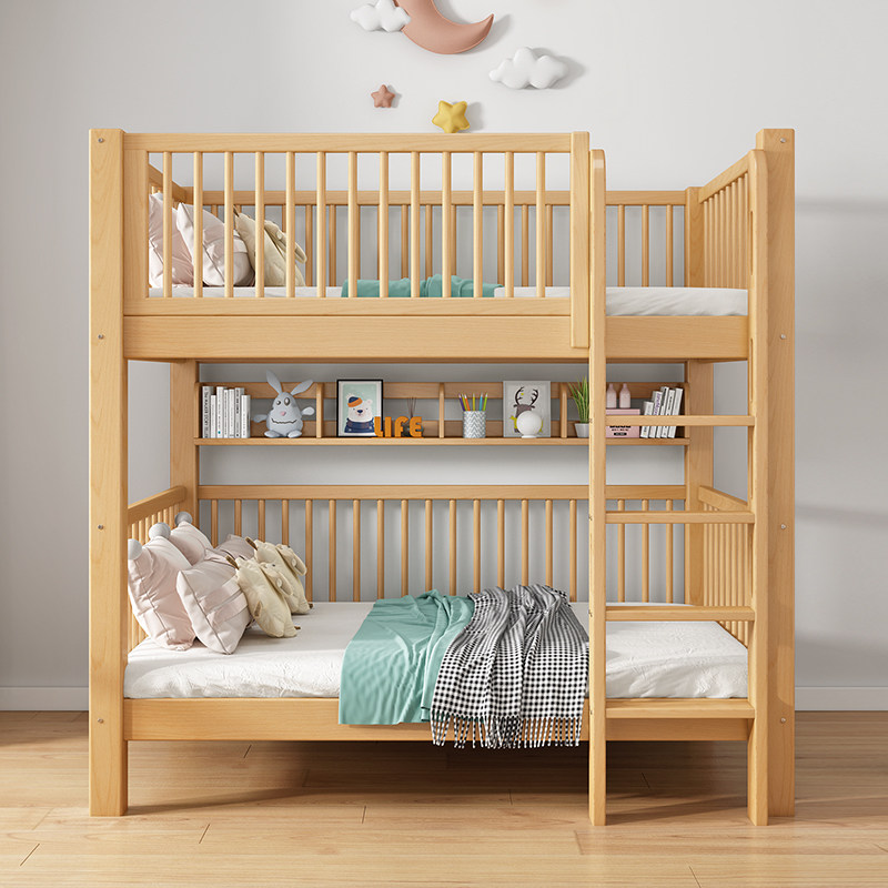 金多喜上下铺层床实木高低床上下床子母床加高护栏儿童床两层床,住宅家具,高低/子母床,淘宝优惠券,粉丝福利购,淘宝优惠卷