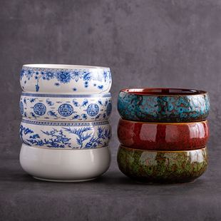 桌面垃圾桶家用餐桌上垃圾盘吐骨碟碗茶几果皮盆办公室烟灰缸大号