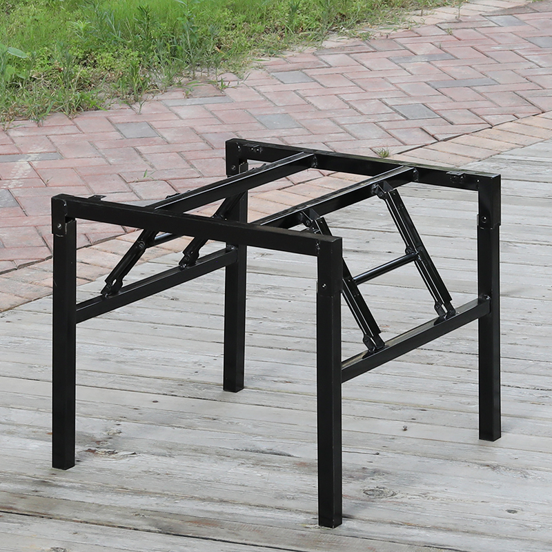 正方形折叠桌支架 饭台架子桌脚桌架 桌子腿 铁桌腿 吃饭餐桌支架