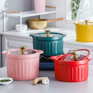 砂锅炖锅燃气陶瓷煲汤锅明火耐温大小号瓦煲煲仔饭沙锅石锅