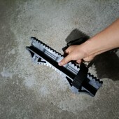 伸缩梯子爬电杆加固件弧形垫圈梯子顶部防滑防护黑色子升降梯用