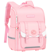 新款 书包女孩小学生儿童一年级二护脊三到六女童负防水四