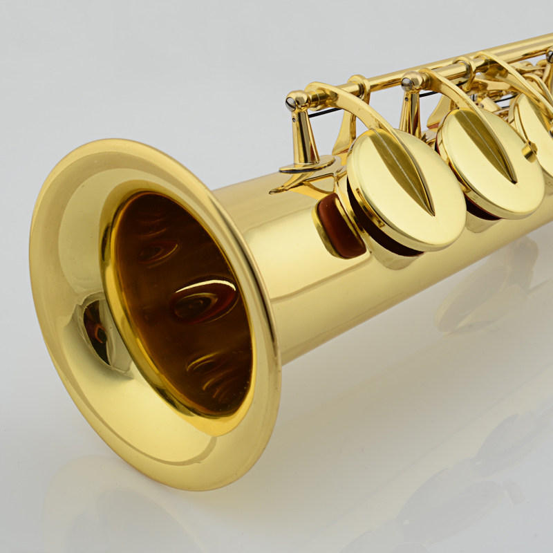 津宝直管高音萨克斯J  降调萨克斯风 漆金初学者