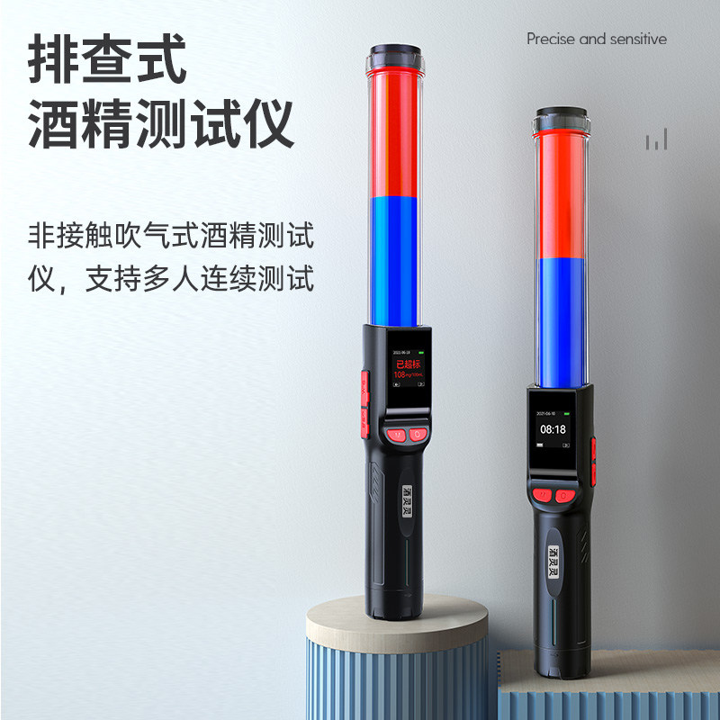 兆为 酒精测试仪吹气式交通测酒器精度酒精检测仪测量浓度计器图片