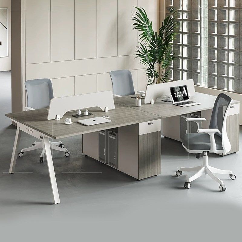 四人位办公桌办公室卡座工位员工桌椅装现代职工办公桌,商业/办公家具,组合/屏风工作位,淘宝优惠券,粉丝福利购,淘宝优惠卷