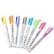 下单立减线轮廓笔荧光笔空心笔夹心笔闪光笔手帐笔