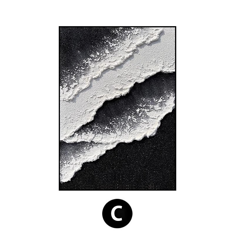 手绘油画客厅沙发背景走廊玄关装饰挂画现代极简大芬村肌理艺术画