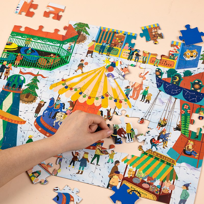 儿童益智拼图6岁以上男孩女孩100-1-200-300片早教智力拼板