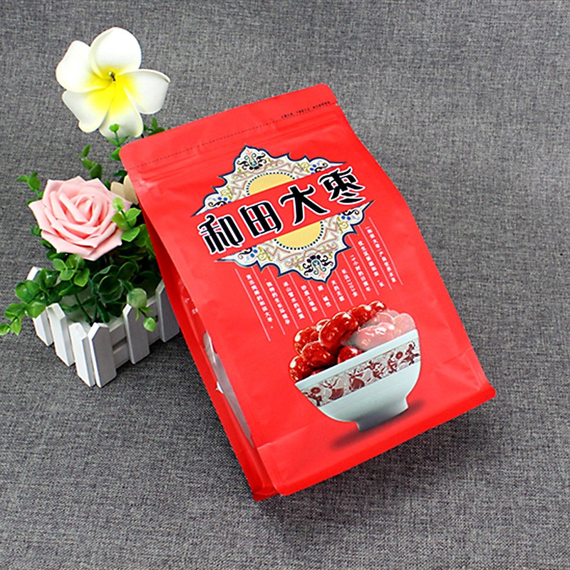 新疆红枣袋子阿克苏灰枣包装袋和田大枣若羌红枣袋自封拉链袋500g