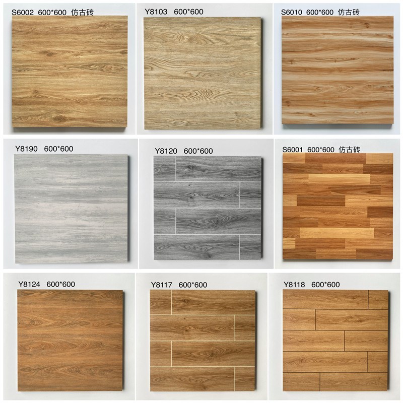 木纹瓷砖6c00x600彷实木彷古砖客饭厅地砖卧室阳台哑光防滑地板砖