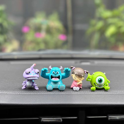 车载趣味汽车爱卡通怪兽公司公仔车内中控台饰品车上创意女