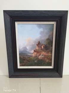 定制实木复古油画框数字油画外框定制水彩素描画装裱拼图框镜框