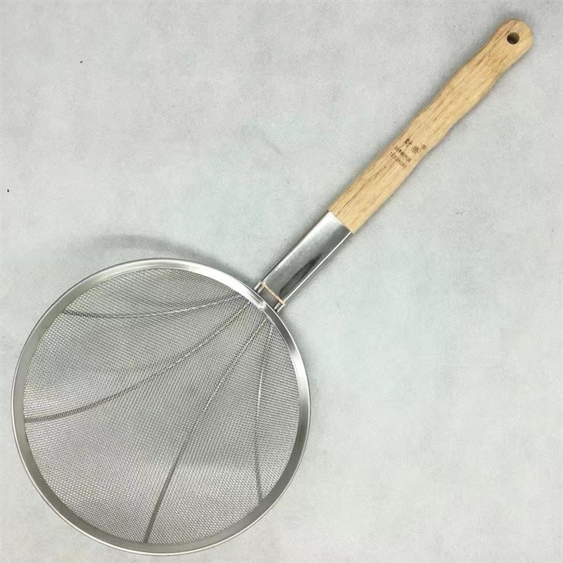 目木柄大漏线漏炸密喱过网捞面渣捞漏勺钢丝网厘笊篱细网