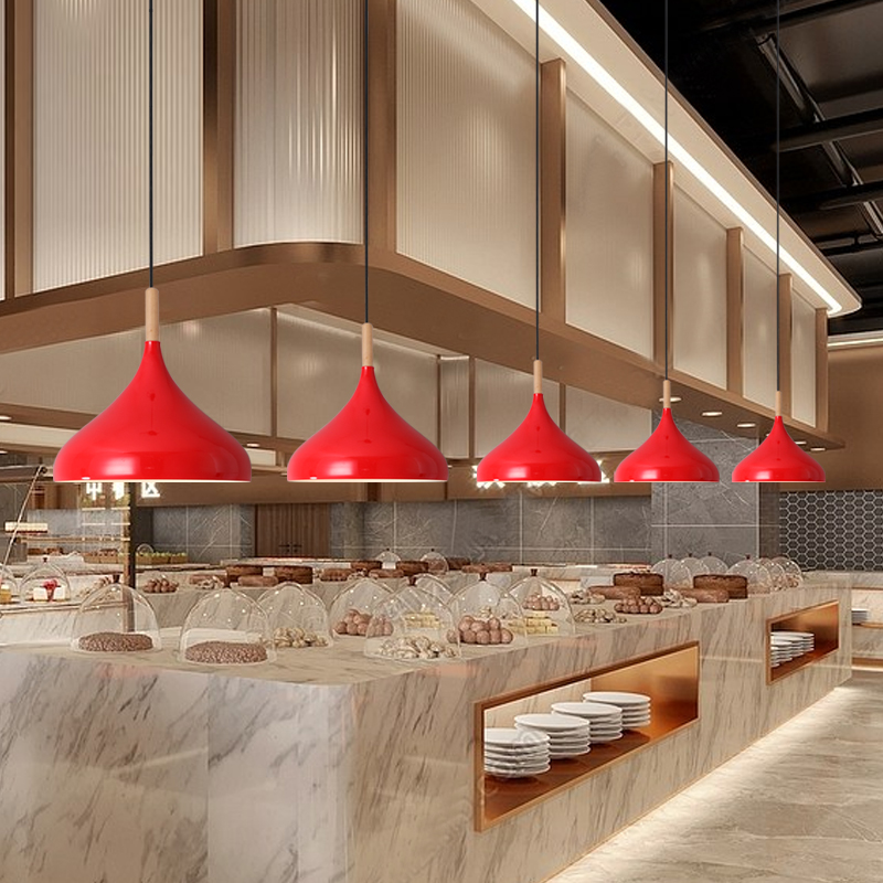 吊灯熟食店餐厅超市加热保温自助餐食品干货防潮披萨食物餐台烤灯