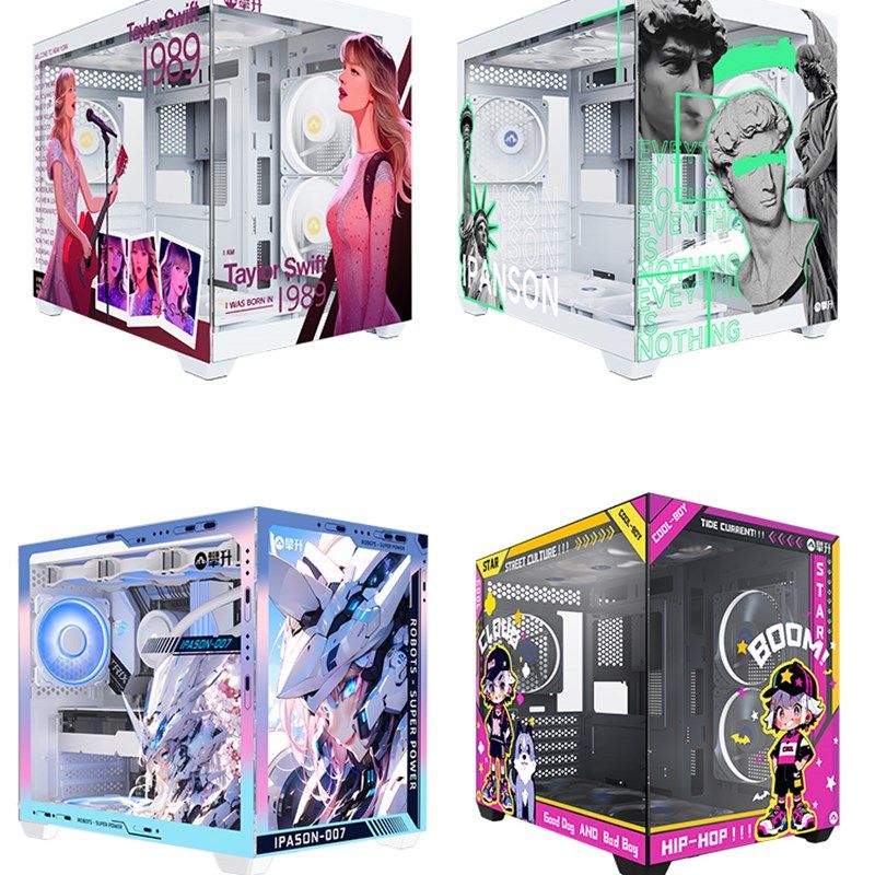 攀升海景房闪电龙 烈火龙紫外炫彩DI私人定制机箱图案潮流文艺,电脑硬件/显示器/电脑周边,机箱电源风扇套装,淘宝优惠券,粉丝福利购,淘宝优惠卷