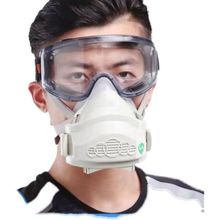 安爽利9G硅胶防尘口罩防工业粉尘打磨煤矿装 修透气面具棉n9