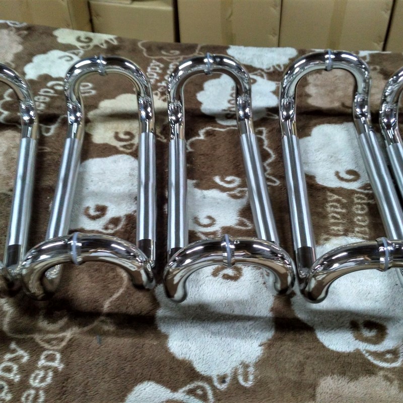 现代加厚四弯不锈钢有框门拉手 弯头玻璃门大门扶手门把手定制