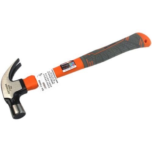 澳新工具特钢直角羊角锤子工地木工铁锤榔头一体钉锤带磁奥新