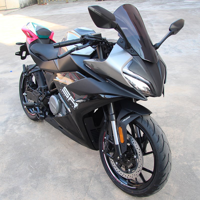 适用春风新款0R竞技风挡2+款改装风挡加高前挡风罩赛道款风挡