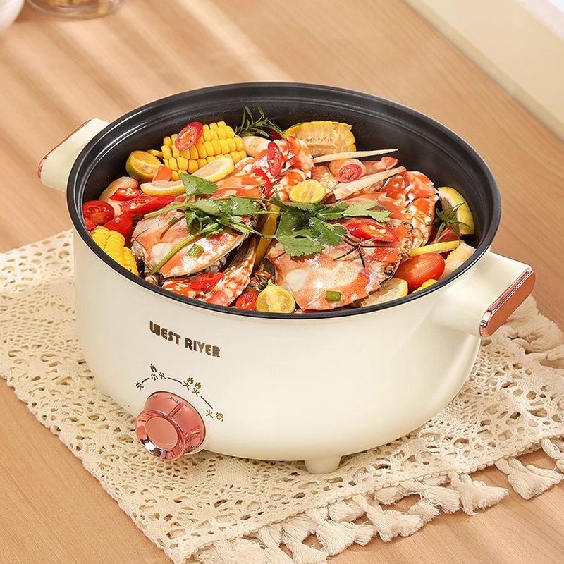 德国进口一体蒸煎炒不粘锅电火锅电炒锅多功能料理锅电煮锅电饭煲