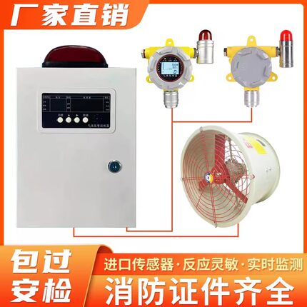燃气体探测报警器油漆浓度泄漏检测仪工业商用燃气