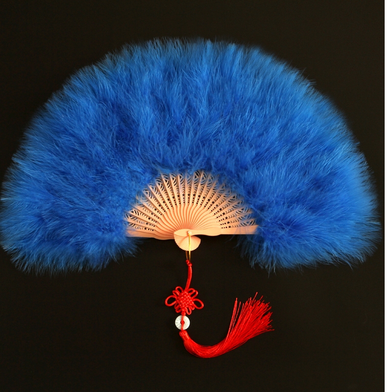 羽毛扇子舞蹈表演折叠扇子拍照道具鹅毛扇超仙折扇女塑料扇子