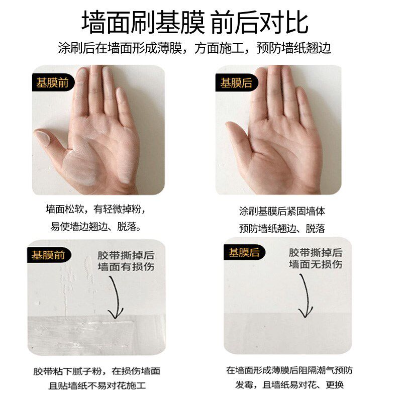 意大利原装基膜渗透型超强水性环保大桶竹炭净味墙纸墙布