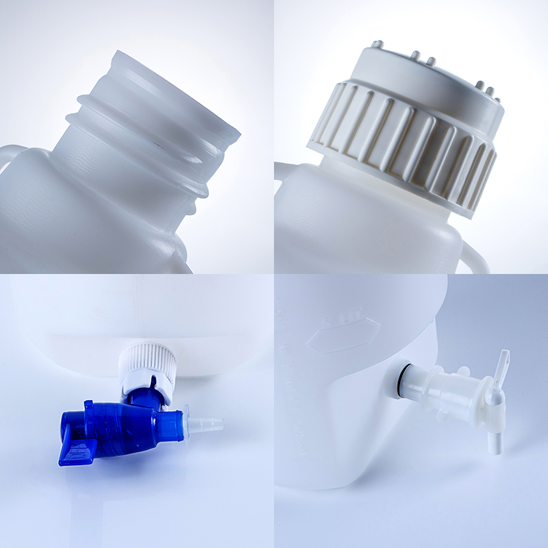 塑料放水桶 带龙头 实验室下口瓶龙头放水瓶5 10 L酵素蒸馏水桶