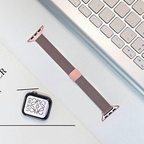 夏季适用Applewatch S11/S10金属小蛮腰米兰磁吸表带苹果手表