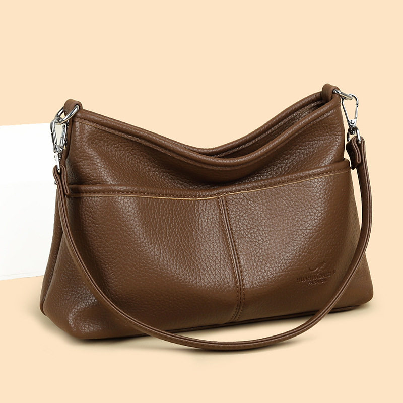 包包女包2026新款休闲软面轻便大容量中老年妈妈款女式单肩斜挎包