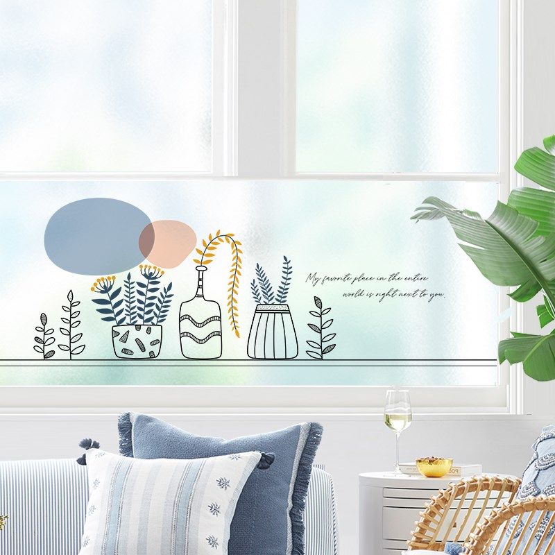 横向玻璃膜洗澡间磨砂窗纸推拉门防窥防走光窗户纸,家居饰品,玻璃膜/贴,淘宝优惠券,粉丝福利购,淘宝优惠卷