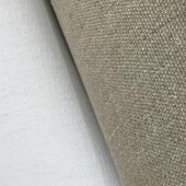 超宽大尺寸雨露亚麻混纺油画布宽幅至厘米粗纹中纹丙烯