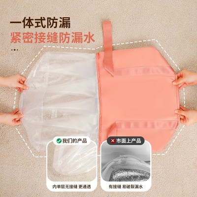 折叠泡脚桶足浴盆便携袋家用恒温加热波浪宿舍女水盆深桶过小腿