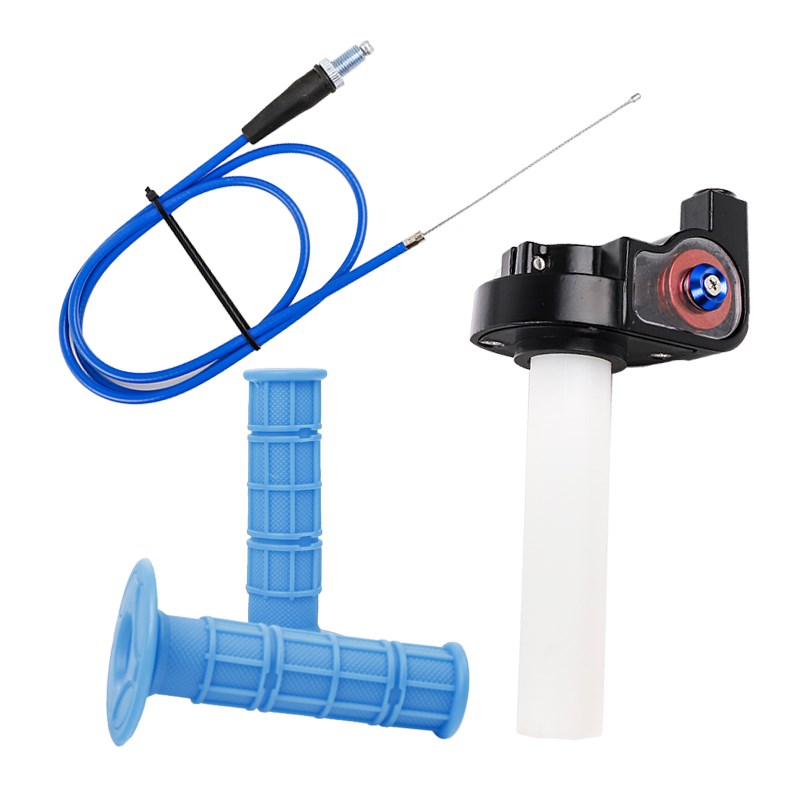 越野摩托车改装 110-250CC华洋波速尔CQR大拧油带油门线转把总成