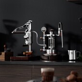 浓缩咖啡機阿莱曼式 小型商用意式 手压咖啡 阿莱蔓