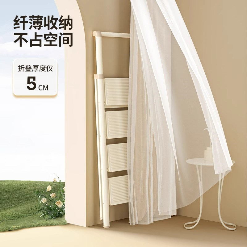 家用折叠梯人字梯加厚钢管伸缩踏板爬梯室内多功能楼梯小型便捷梯