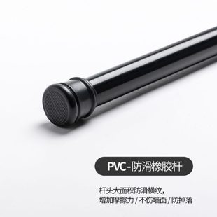 厂促CF89免打孔窗帘卧室飘窗小窗弹簧伸缩杆浴帘杆衣柜伸缩杆晾衣
