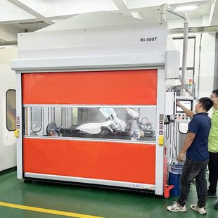 长促自动化设备防护门红外感应电动智能焊接车间快速卷帘门防弧光