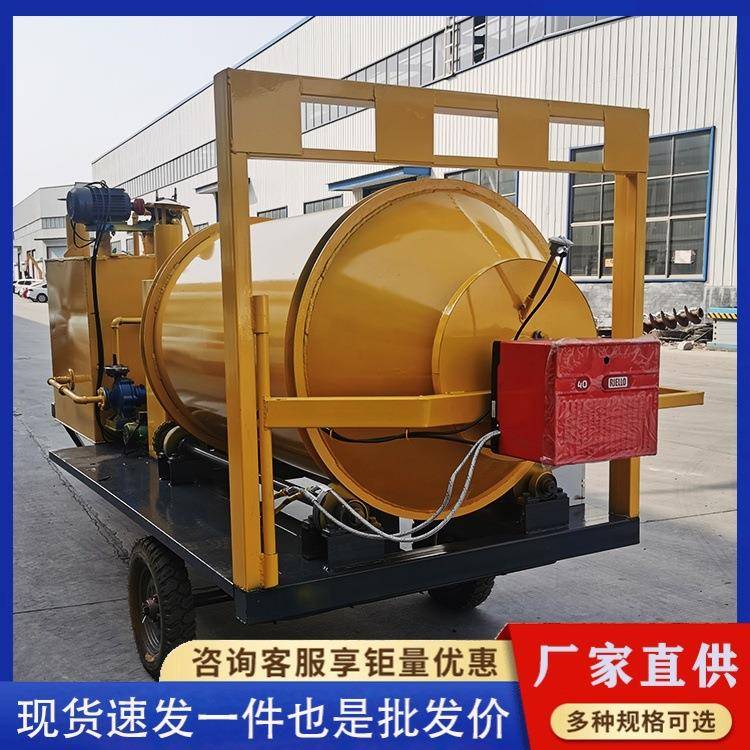 道路修补沥青再生搅拌机大型车载式沥青拌合机可移动式沥青搅拌机