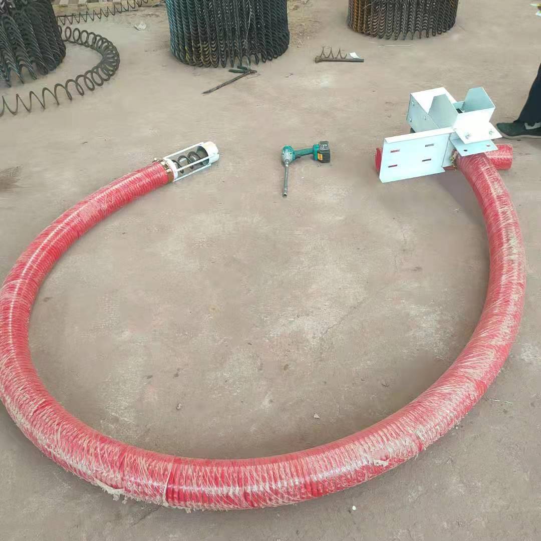 小型软管粮食输送机螺旋吸粮机产量高速度快移动方便