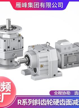 R系列R17-167型精密低噪音反应釜搅拌器卧式斜齿轮硬齿面减速机